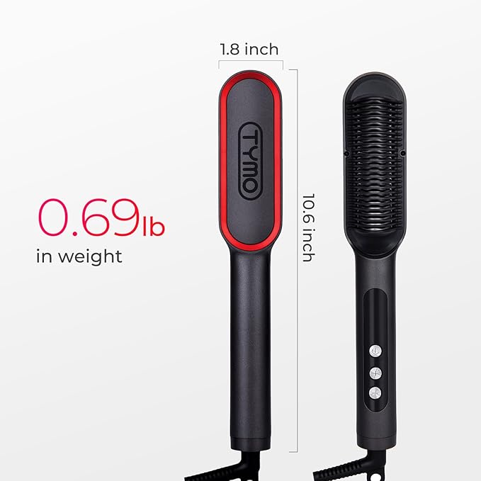 TYMO Ring Plus Ionic Hair Straightener Brush - Image 8