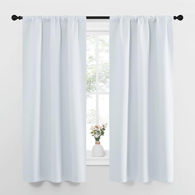 NICETOWN Greyish White Window Curtain Panels by NICETOWN