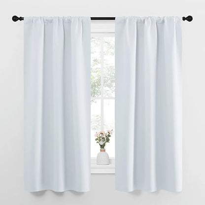 NICETOWN Greyish White Window Curtain Panels by NICETOWN