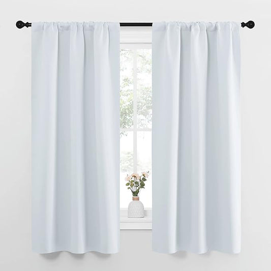 NICETOWN Greyish White Window Curtain Panels by NICETOWN
