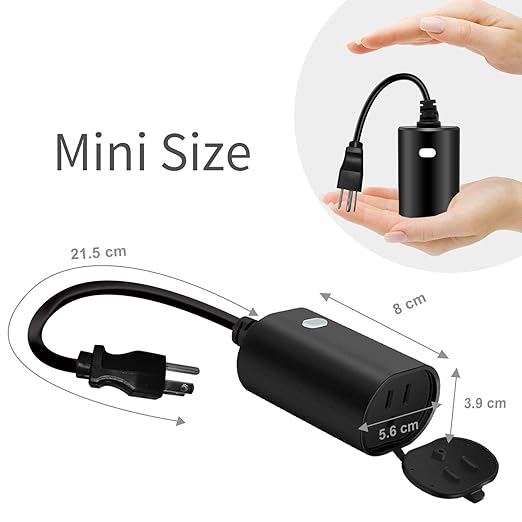 Minoston Outdoor Smart Plug, WiFi Outlet, IP65 Weatherproof, Compatible - Image 6