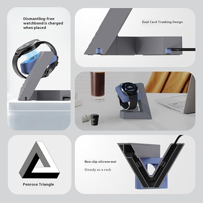 Antislip Silicone Charging Dock Stand - Image 3