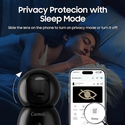 2K Security Camera Indoor, 2.4G & 5G WiFi Pet Camera - Image 5