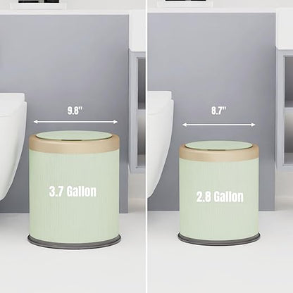 URALFA 2Pack Automatic Bathroom Trash Can, Touchless Motion Sensor Garbage Can - Image 6