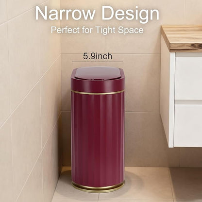ELPHECO Bathroom Motion Sensor Trash can 2 Gallon Automatic Garbage Can - Image 4