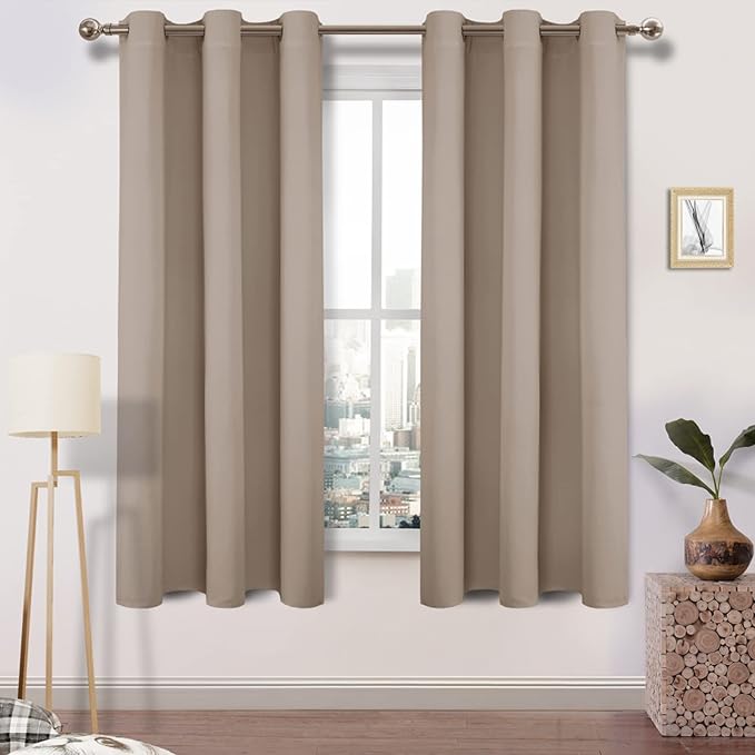 DWCN Blackout Curtains for Bedroom, Thermal Room Darkening Curtain Drapes for by DWCN
