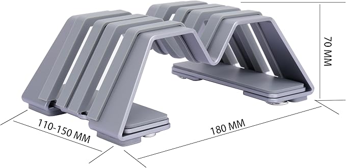 Adjustable Dual Vertical Laptop Stand - Image 5