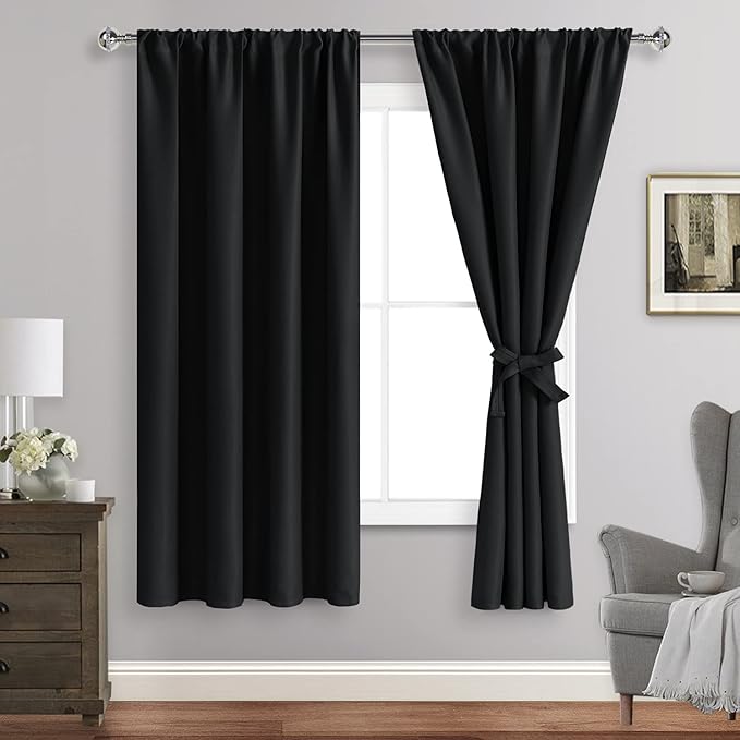 JIUZHEN Blackout Curtains for Bedroom by JIUZHEN