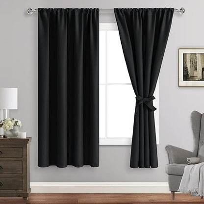 JIUZHEN Blackout Curtains for Bedroom– Thermal Insulated, Noise Reducing Room by JIUZHEN