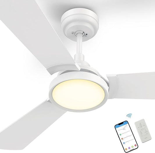 SMAAIR 52 Inch Smart Wifi Ceiling Fans by SMAAIR