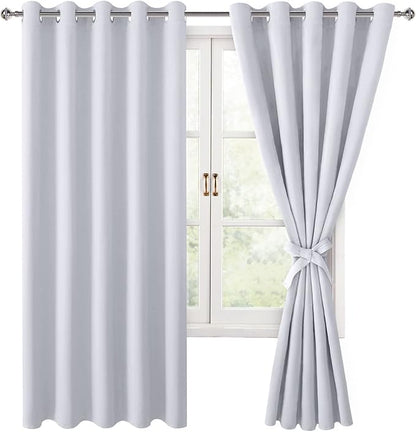 Hiasan Blackout Curtains for Bedroom, 60 x 63 Inches Length by Hiasan