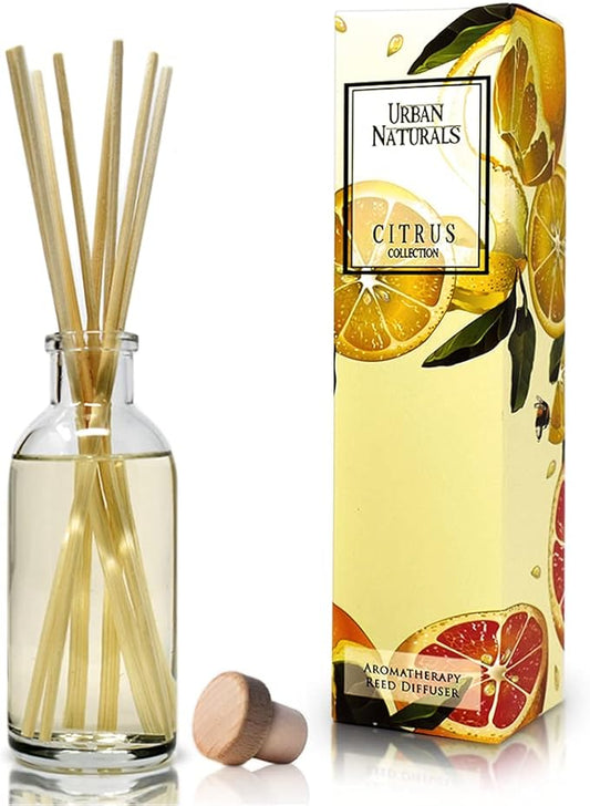 Urban Naturals Grapefruit Reed Diffuser Oil Set | by UrbanNaturals