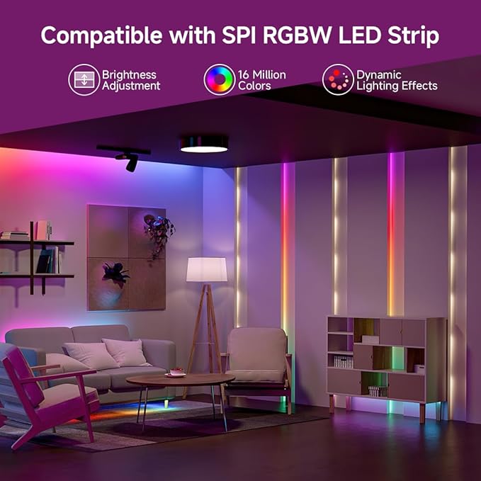 BTF-LIGHTING 2.4G WiFi DR04W SPI RGBW Controller RC03RF RF Remote Tuya - Image 2