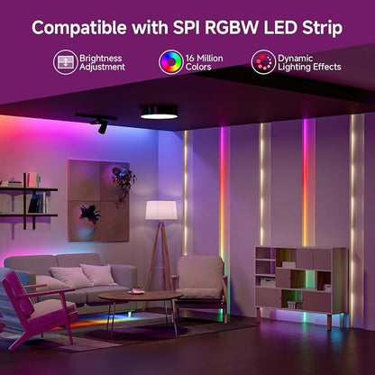 BTF-LIGHTING 2.4G WiFi DR04W SPI RGBW Controller RC03RF RF Remote Tuya - Image 2