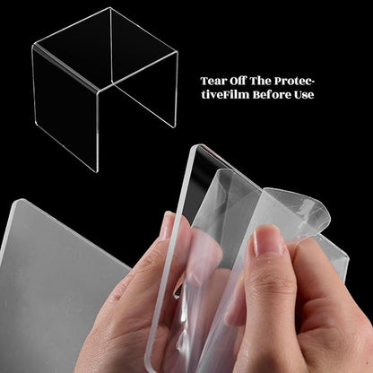 Chuangdi 2 Sets Acrylic Display Risers, Product Stand, Jewelry Display Riser - Image 3