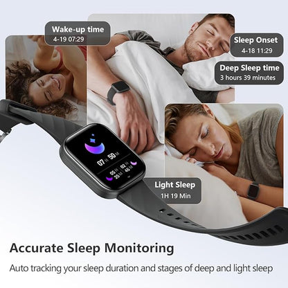 FITVII Health & Fitness Tracker, Smart Watch - Image 4