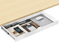 Under Desk Drawer, 20.1 inch Carbon Steel Slide-Out Under Table Storage by ERGOCOLLECT