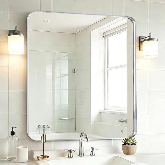 Fabuday Silver Sink Mirror for Bathroom by Fabuday