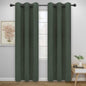 Easy-Going Blackout Curtains for Bedroom, Solid Thermal Insulated Grommet and by Easy-Going