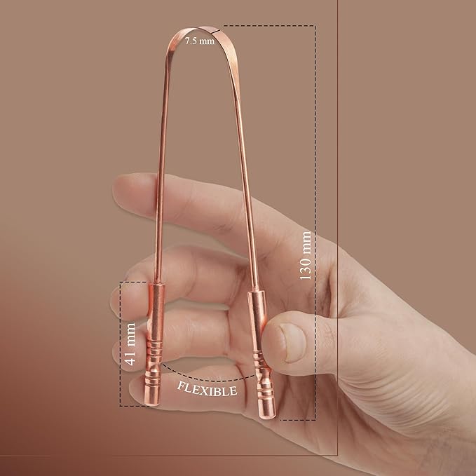MasterMedi Tongue Scraper with Case Easy to Use Tongue Scraper - Image 2