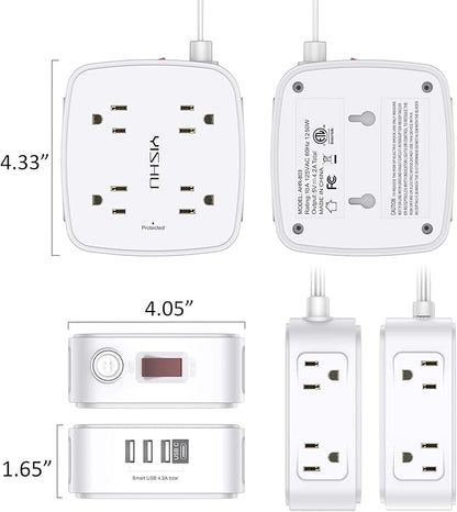 6 Ft Surge Protector Power Strip - Image 7