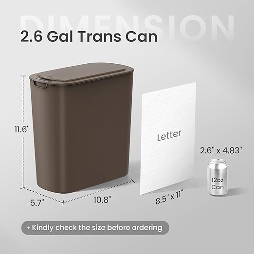 Cesun Automatic Motion Sensor Bathroom Trash Can - Image 2
