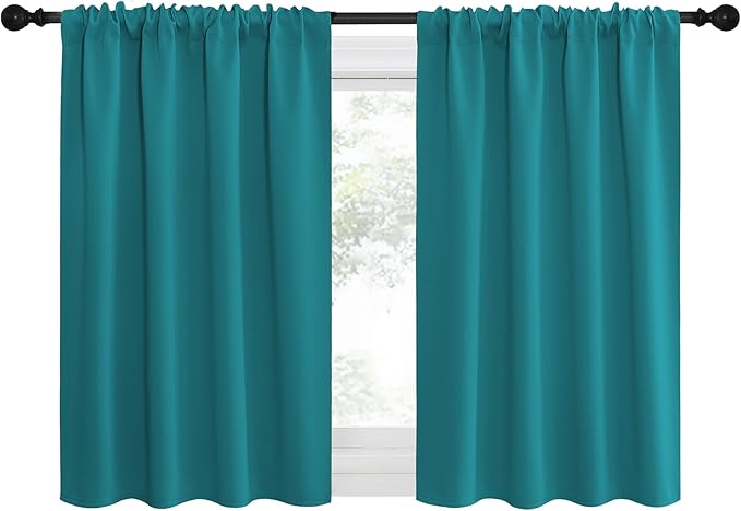 NICETOWN 2 Panels Blackout Curtains, Rod Pocket Thermal Insulated Drapes by NICETOWN