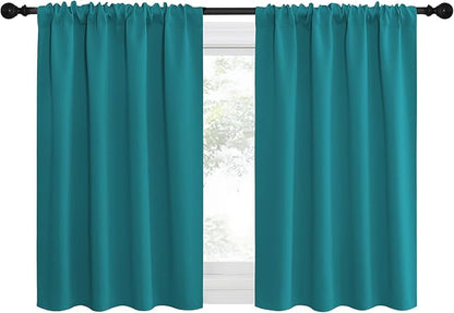 NICETOWN 2 Panels Blackout Curtains, Rod Pocket Thermal Insulated Drapes by NICETOWN