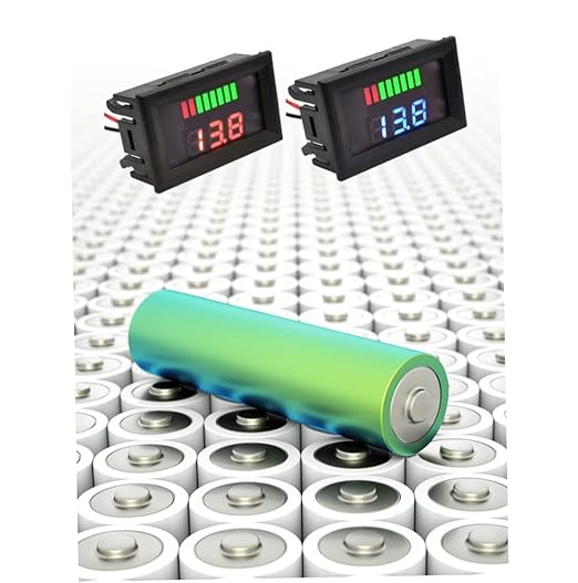 Battery Charge Level Indicator Universal Car Battery Capacity Meter Tester - Image 5