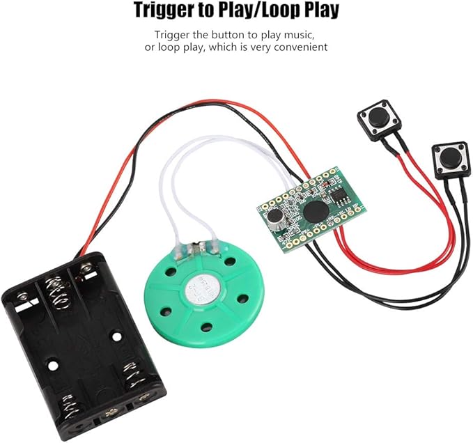 Greeting Card Module, 60-Second DIY Voice Greeting Card Module Music Sound - Image 4