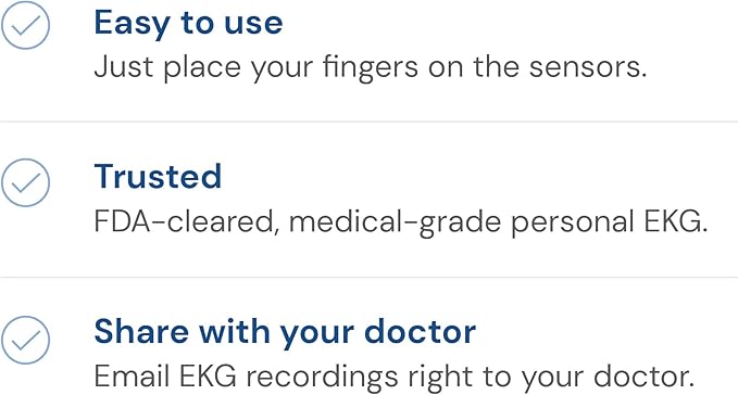 KardiaMobile 1-Lead Personal EKG Monitor – Record EKGs at Home – Detects AFib - Image 6