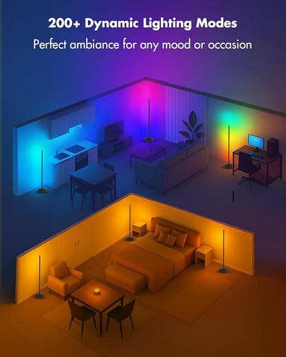 Vexinat Corner Floor Lamp, Smart RGB LED Corner Lamp - Image 6