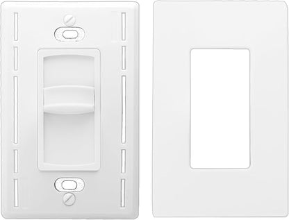 OSD Audio 100W Sleek, Minimalist Design in Wall Volume Control, Slider White - Image 2