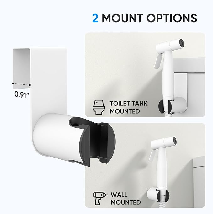 Arofa Matte White Bidet Sprayer - Image 5