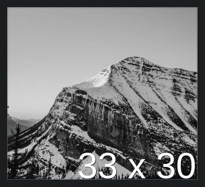 Frame It Easy 33 x 30 Black Wood Frame by FrameItEasy
