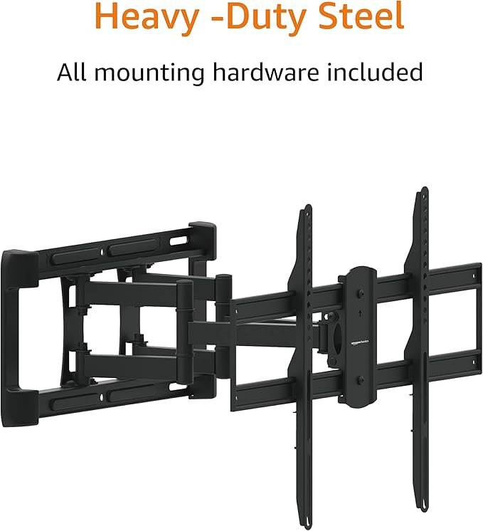 Amazon Basics Heavy Duty Dual Arm, Full Motion Articulating TV Mount - Image 4