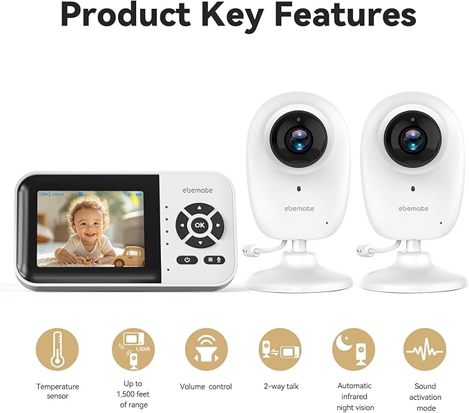 ebemate WiFi Video Baby Monitor - Image 2