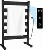 Heated Towel Rack – Rapid PTC Heating, LED Timer Control, High Temp & Large by Sawlece