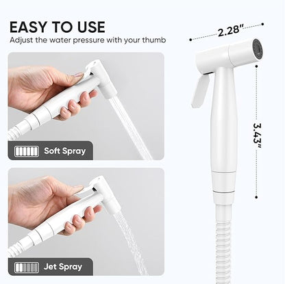 Arofa Bright White Bidet Sprayer - Image 4
