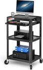 pochar steel av cart on wheels - rolling, main product view