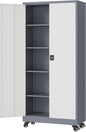 Metal Rolling Storage Cabinet-74.6” Tall Steel File Cabinets by Fesbos