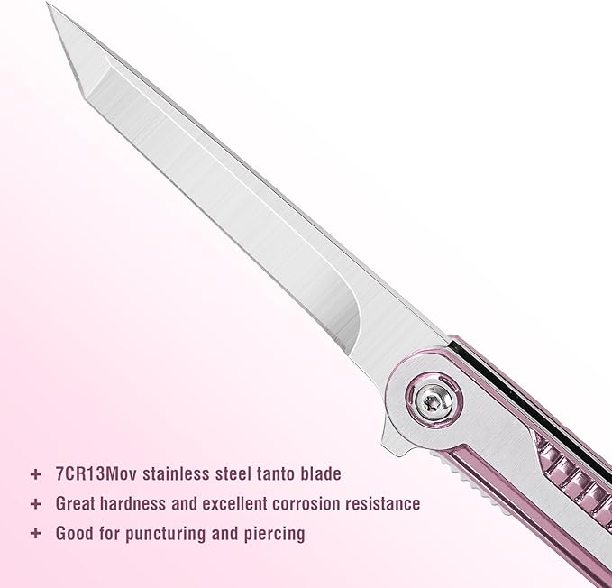 Pink Pocket Knife for Women - Image 2