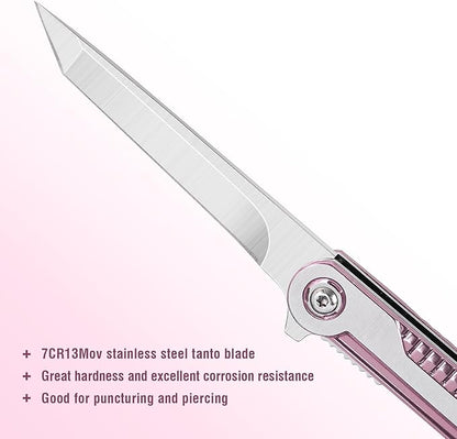 Pink Pocket Knife for Women - Image 2