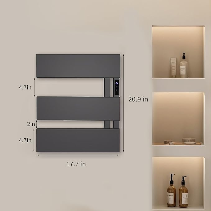 Electric Heated Towel Warmer Rack - Image 6