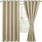 Hiasan Blackout Curtains for Bedroom, 60 x 63 Inches Length by Hiasan