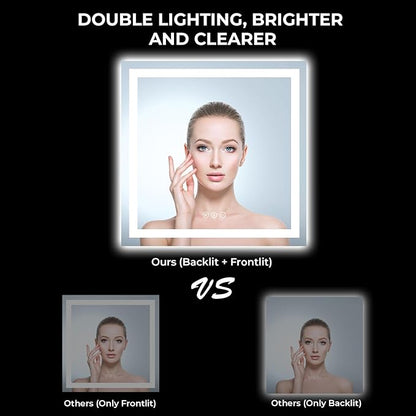 YEELAIT 36x36 Inch LED Bathroom Mirror - Image 3
