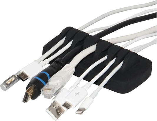 Heaviest Cable Organizer on The Market! Compact and Weighted Desktop Cord by ENVISIONED
