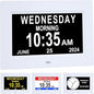 ybest 7 Inch Extra Large Day Date Time Digital Day Calendar Clocks by ybest