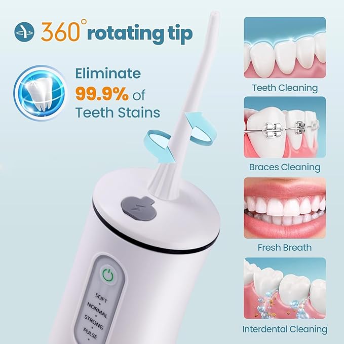 Cordless Water Flosser for Teeth Cleaning Pick - Image 3