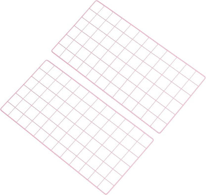 PATIKIL 24"x12" Wire Grid Panel, 2 Pack Board Photo Pictures Memo Display Grid by PATIKIL